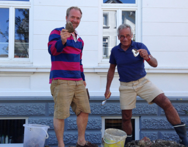 Appartments Austernbank Cuxhaven Cheerful oystercatchers