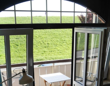 Zimmer mit Deichblick
