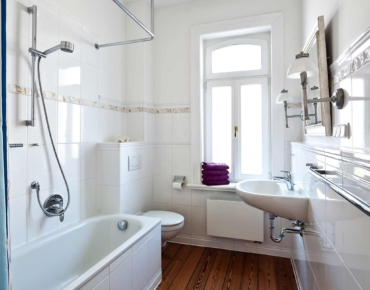 Villa Caldera Cuxhaven Bathroom in a classic double room - no. 3