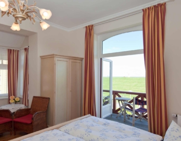 Villa Caldera Cuxhaven Doppelzimmer Seeblick