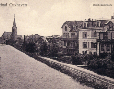Villa Caldera and Hus Kiek in de See Cuxhaven approx. 100 years ago