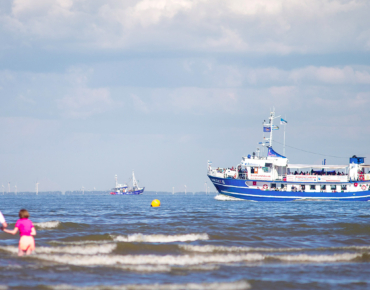 Villa Caldera and Hus Kiek in de See Cuxhaven Right on the shipping channel
