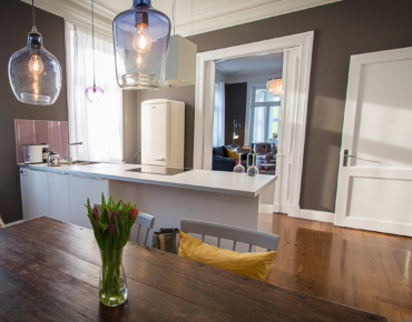 Seaside Appartment Austernbank Cuxhaven sunny kitchen