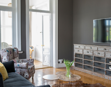 Seaview Appartment Austernbank Cuxhaven Wohnzimmer