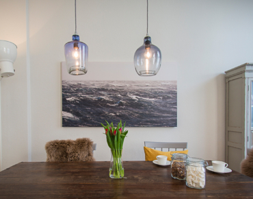 Seaside Appartment Austernbank Cuxhaven Eating area in the kitchen