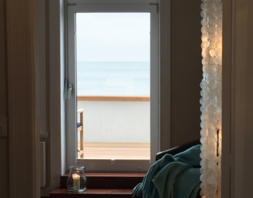 Seaview Appartment Austernbank Cuxhaven View of the Elbe estuary