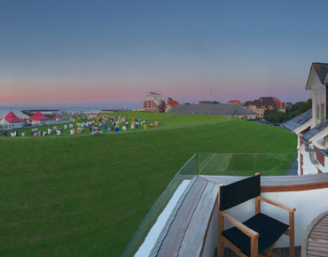 Seaview Appartment Austernbank Cuxhaven Ausblick