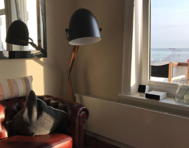Seaview Appartment Austernbank Cuxhaven Ausblick